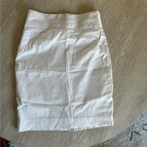 Banana Republic white Lined high waisted pencil skirt, 2
